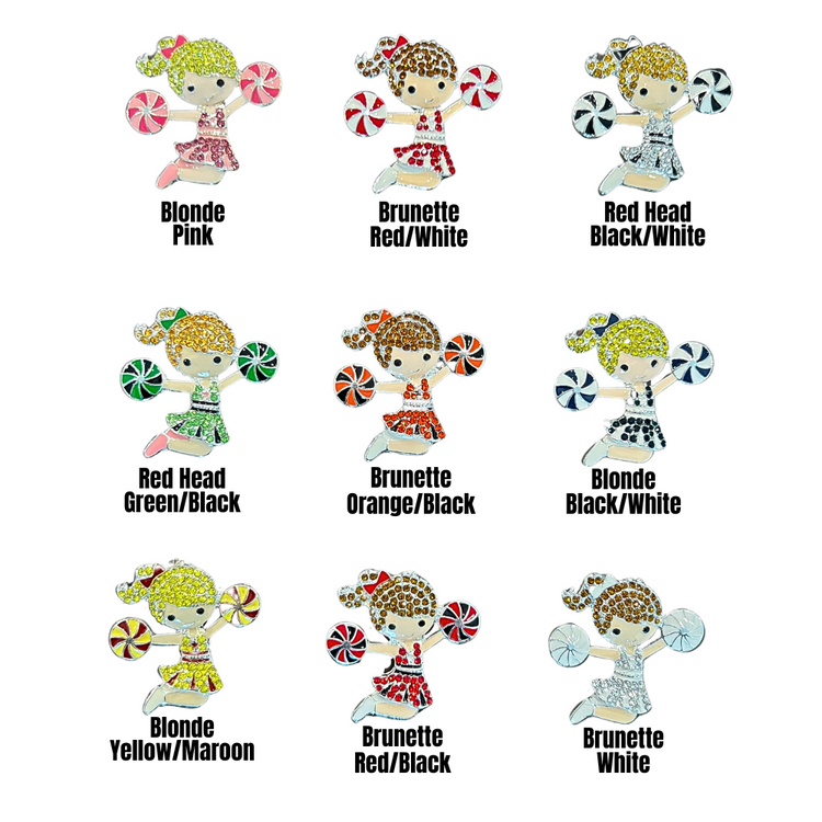 Cheerleader | Magnetic Brooch Pin