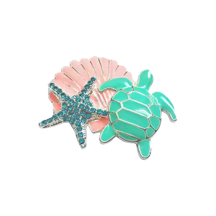 Beach Friends | Magnetic Brooch Pin