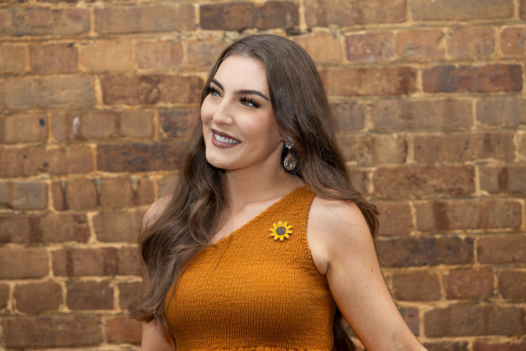 Sunflower | Magnetic Brooch Pin