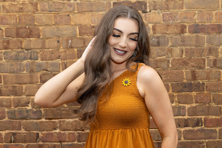 Sunflower | Magnetic Brooch Pin