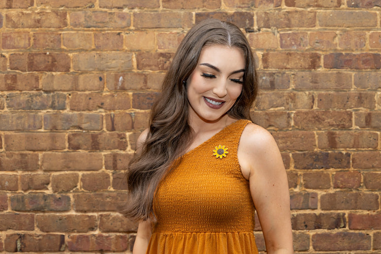 Sunflower | Magnetic Brooch Pin