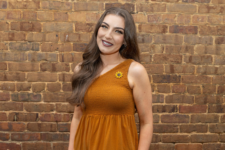 Sunflower | Magnetic Brooch Pin