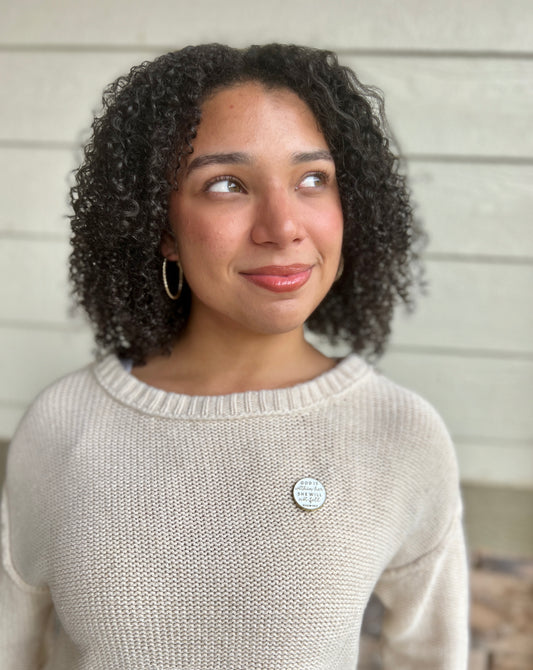 God Is Within Her | Magnetic Brooch Pin