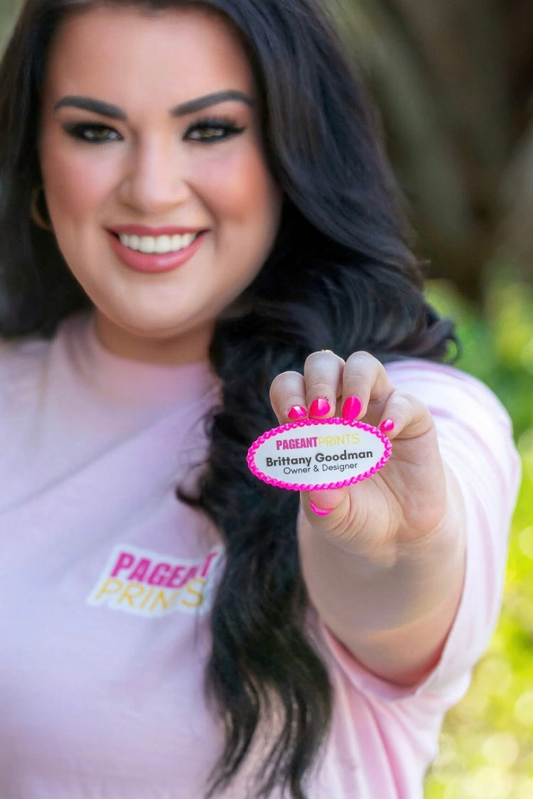Magnetic Name Tag