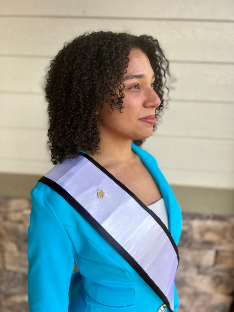 Petite AB Celestial Oval | Magnetic Brooch Pin