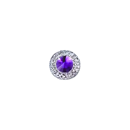 Amethyst Queen | Magnetic Brooch Pin