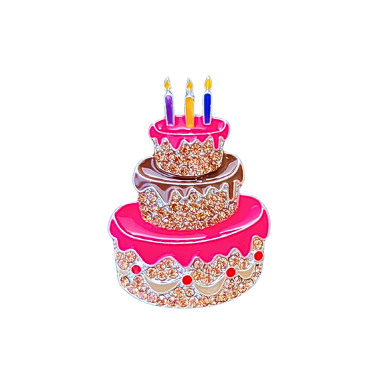 Chocolate Cake | Magnetic Brooch Pin