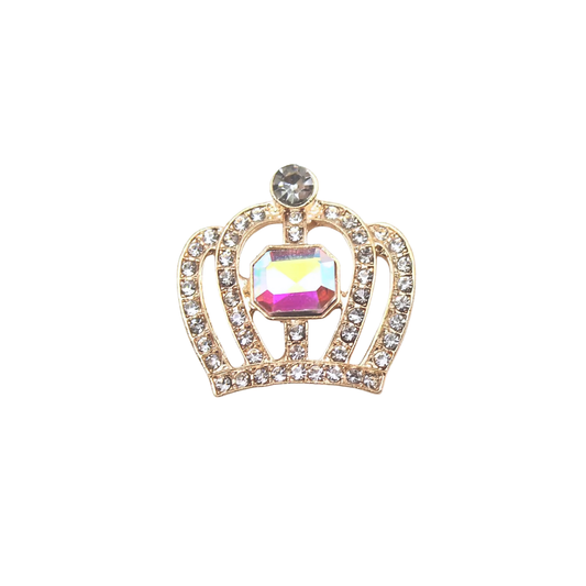 Embrace AB Crown | Magnetic Brooch Pin