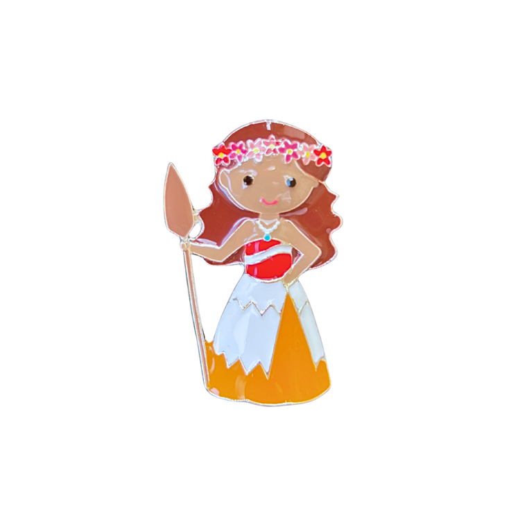Island Princess II | Magnetic Brooch Pin