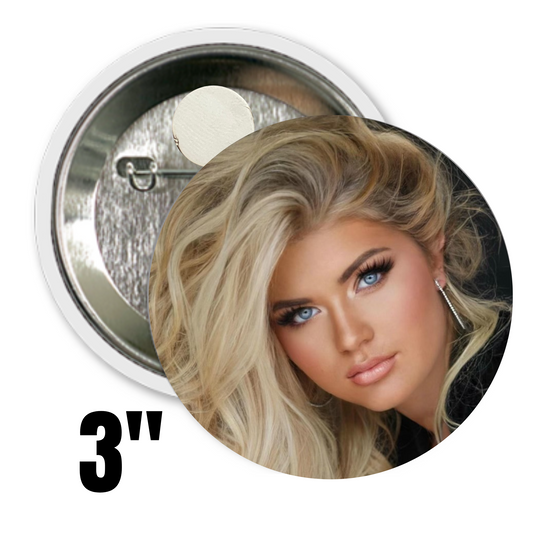 Button 3" Custom