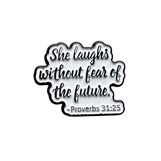 Proverbs 31:25 | Magnetic Brooch Pin