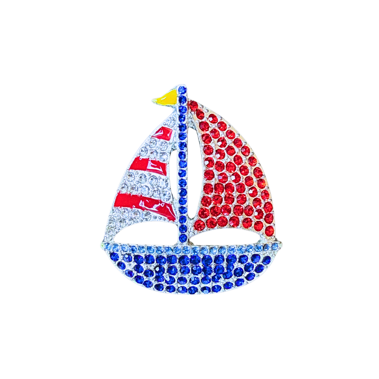 American Sailboat | Magnetic Brooch Pin