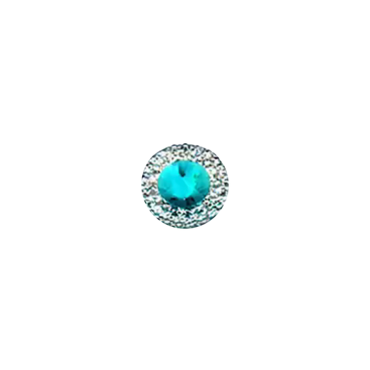Teal Queen | Magnetic Brooch Pin